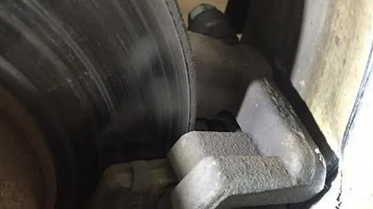 Dodge brake job at our West Springfield shop